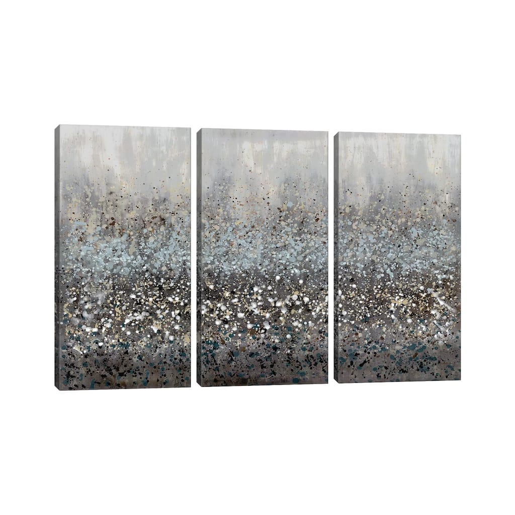 iCanvas "Drip Field I" by Doris Charest 3-Piece Canvas Wall Art Set