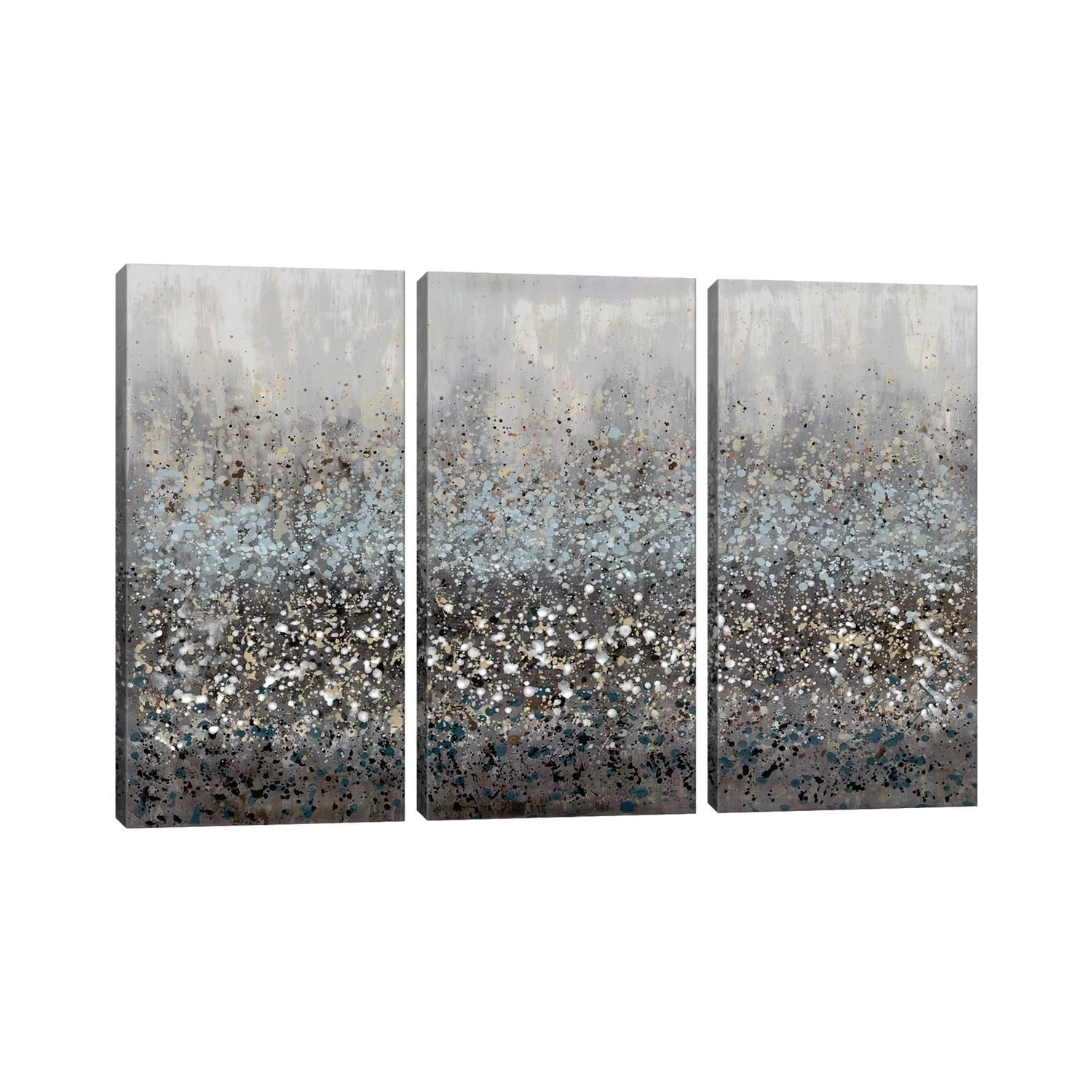 iCanvas "Drip Field I" by Doris Charest 3-Piece Canvas Wall Art Set
