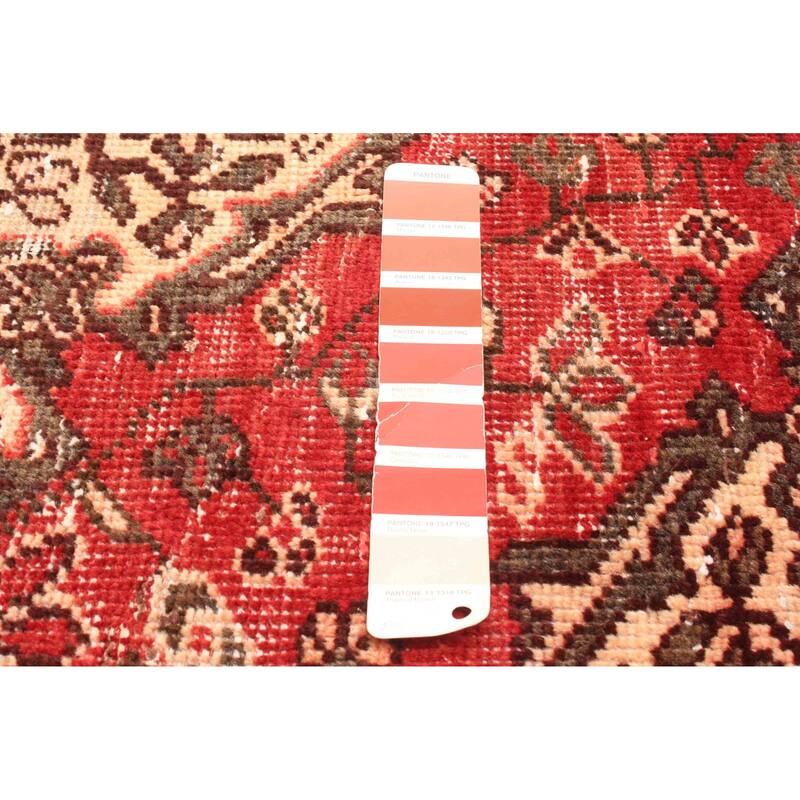 ECARPETGALLERY Hand-knotted Antalya Vintage Red Wool Rug - 4'0 x 6'0