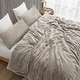 preview thumbnail 3 of 5, Buttercream Chunky Bunny - Coma Inducer® Oversized Comforter Set - Frosted Caramel Beige