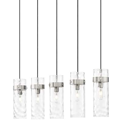 Z-Lite 7002P5-5L Fontaine 5 Light 44" Wide Linear Chandelier