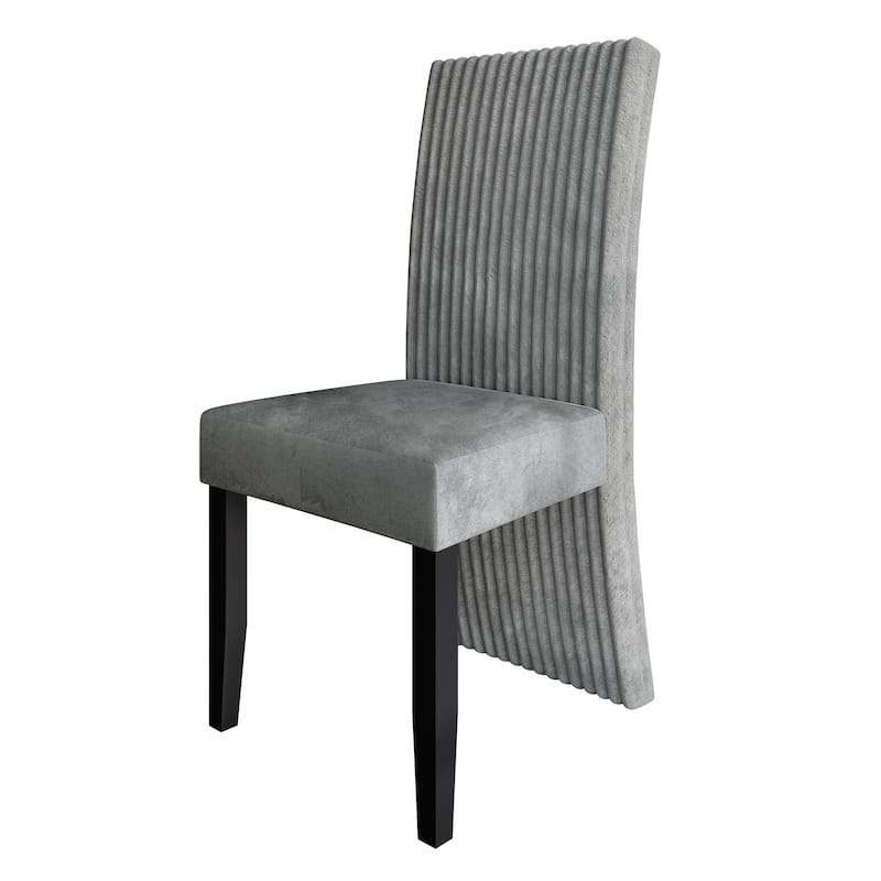 CraftPorch Corduroy Mid-Century Modern 4 Piece Dining Chair