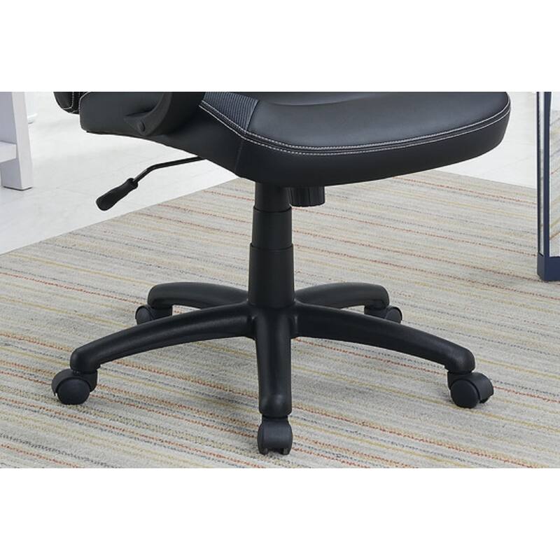 Modern Upholstered Office Chair with Adjustable Height & Cushioned Comfort for Gaming & Work