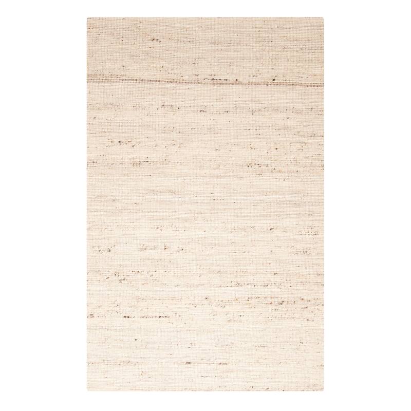 ECARPETGALLERY Braid weave Sienna Tan Wool Rug - 5'0 x 7'8