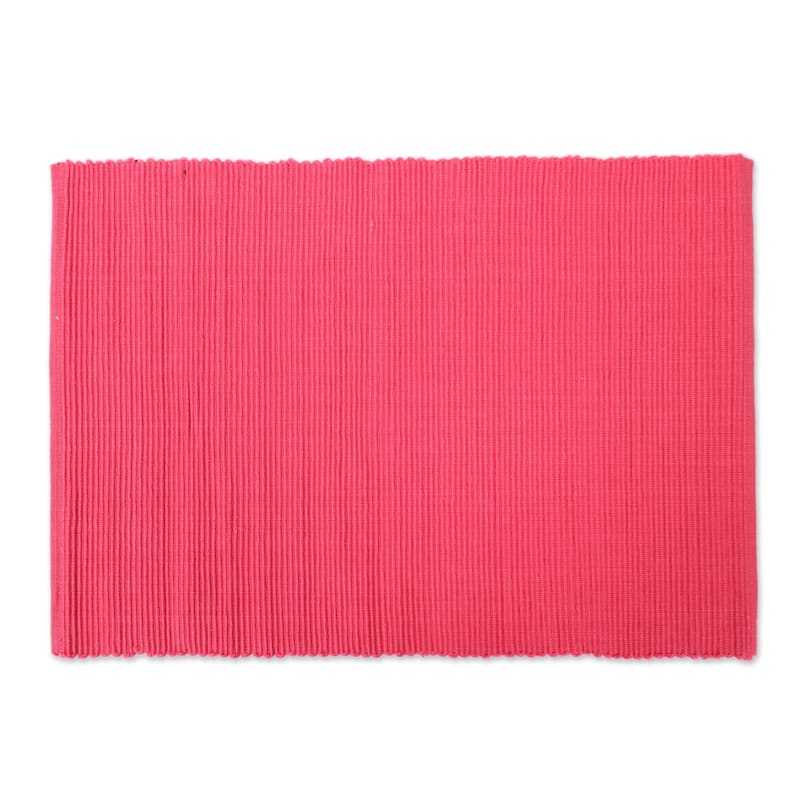 Novica Handmade Raspberry Elegance Cotton Placemats (Set Of 6)