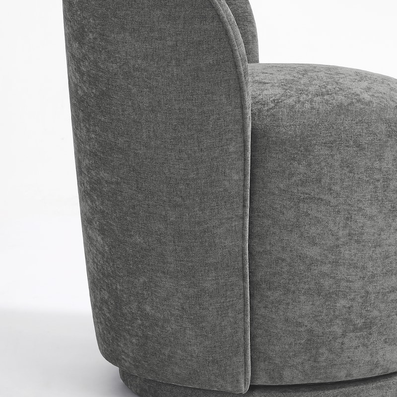 23" W Upholstered Swivel Side Chair for Dining Room, Balcony, Parlour