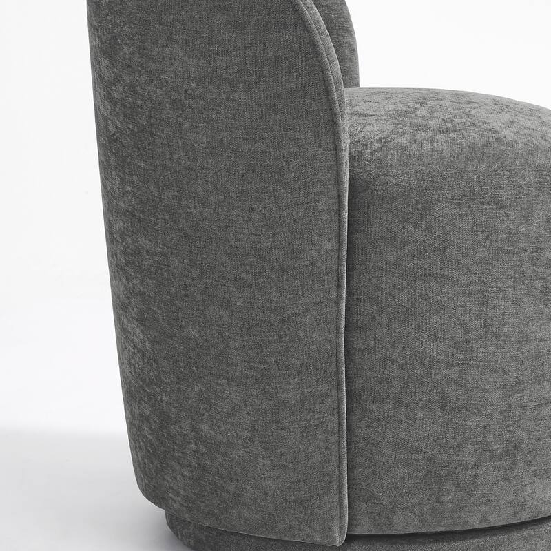 23" W Upholstered Swivel Side Chair for Dining Room Set of 2