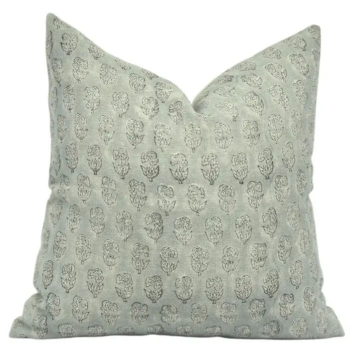 Block Print Thick Linen Pillow Cover - Superstar