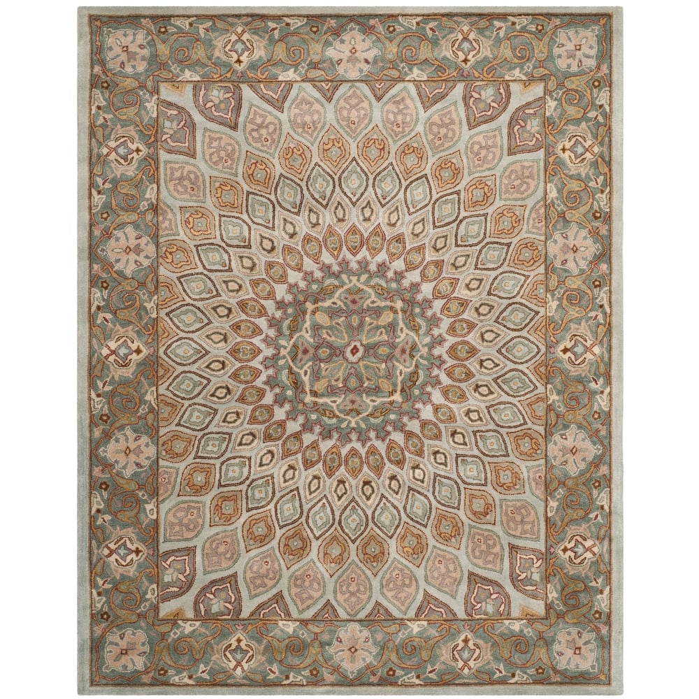 SAFAVIEH Handmade Heritage Wayfarer Traditional Oriental Wool Rug