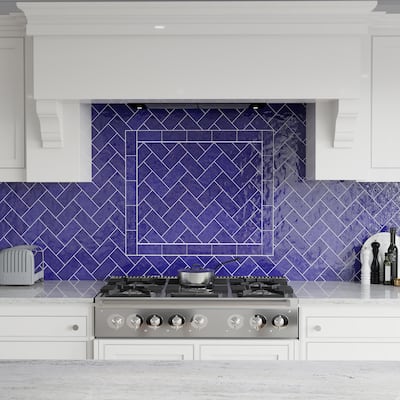 Merola Tile Viva Azul 3" x 6" Ceramic Wall Tile