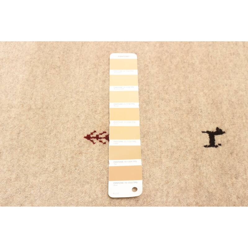 ECARPETGALLERY Hand Loomed Kashkuli Gabbeh Beige Wool Rug - 2'8 x 7'7