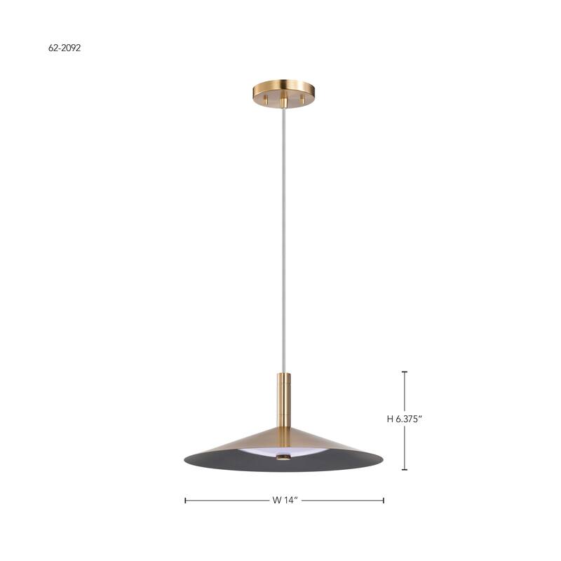 Nuvo Lighting 62/2072 Corrine 14" Wide Pendant