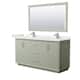 Option Light Green / White Quartz Top / Brushed Nickel