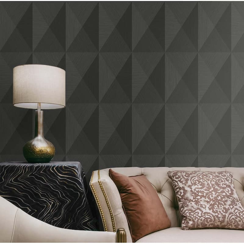 Seabrook Designs Pinnacle Embossed Vinyl Unpasted Wallpaper
