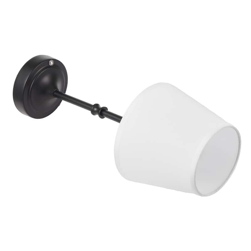 Rechargeable Desk Lamp with Adjustable Brightness and Fabric Shade - 6.3 x 6.3 x 16 inch