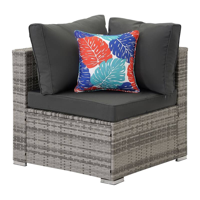 7 Pieces Outdoor Conversation Sets Patio Sectional Furniture Set--Clearance