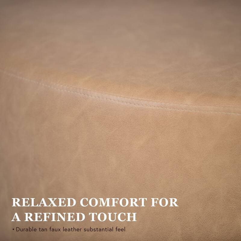 HomePop Organic Shape Ottoman