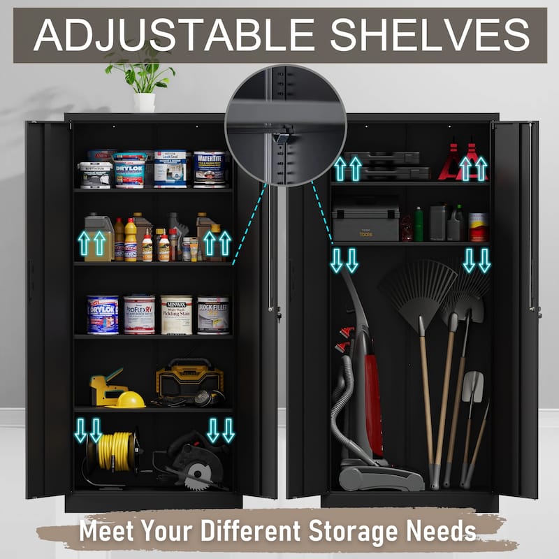Steel Freestanding Garage Cabinet