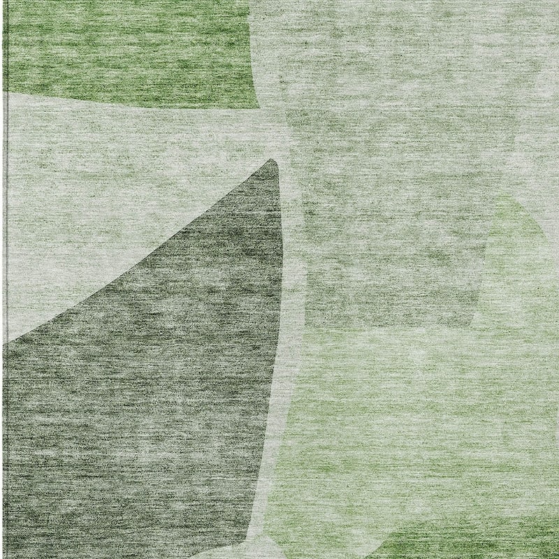 HomeRoots Abstract Transitional Rectangle Outdoor Rug