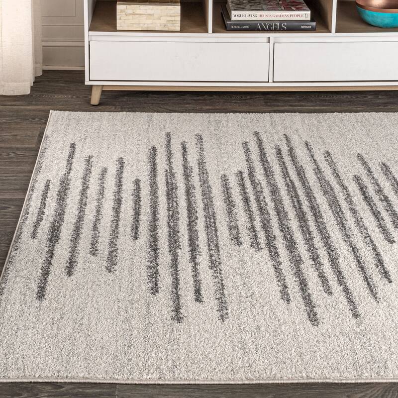 JONATHAN Y Aisha Berber Stripe Geometric Area Rug