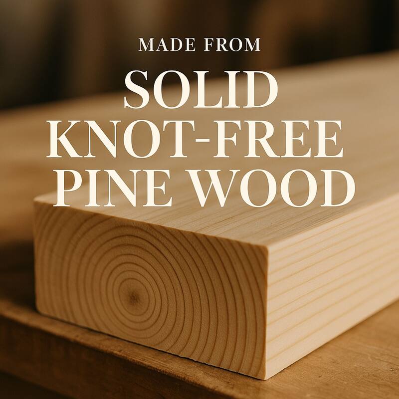 Solid Wood 48" Rectangular Dining Table