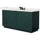 Option Green / White Quartz Top / Matte Black Hardware