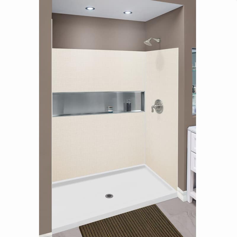 Transolid Expressions 60-in X 32-in X 72-in Glue to Wall Shower Kit - 32" x 60" x 72"