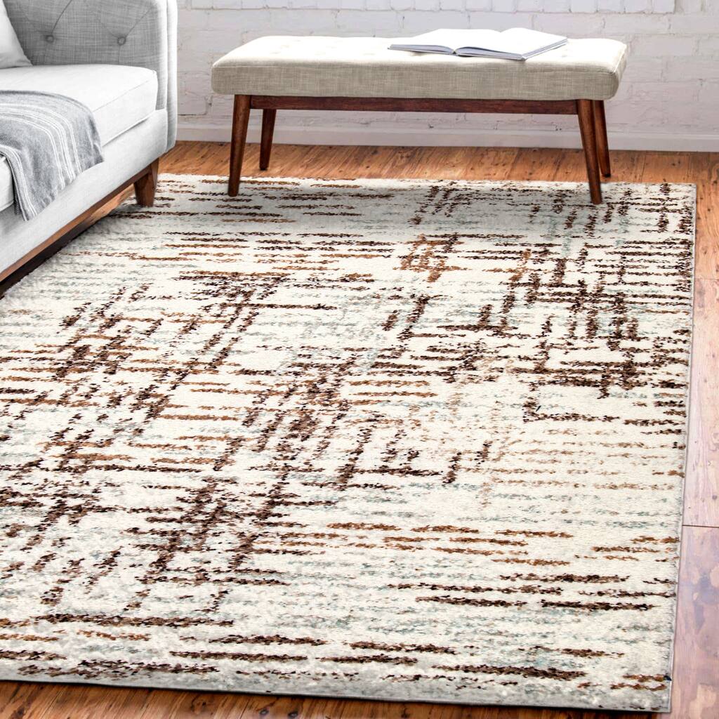 Orian Rugs Cotton Tail Landslide Multi Stain Resistant Area Rug
