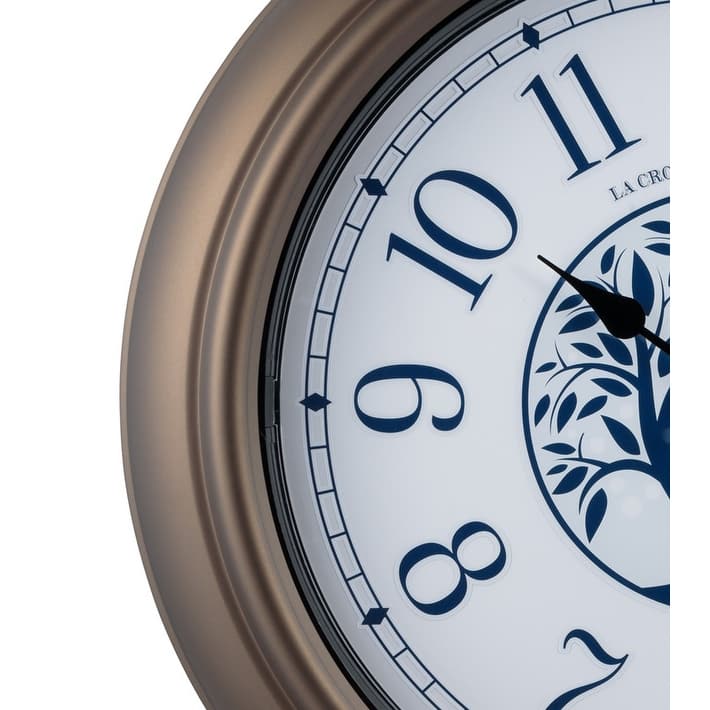 La Crosse Clock 18 In. Outdoor Bronze Lighted Dial Wall Clock