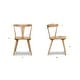 preview thumbnail 27 of 25, Poly & Bark Enzo Dining Chair - Solid Oak Wood