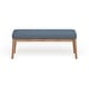 preview thumbnail 12 of 37, Saxon Mid-century Tufted Ottoman Bench by Christopher Knight Home