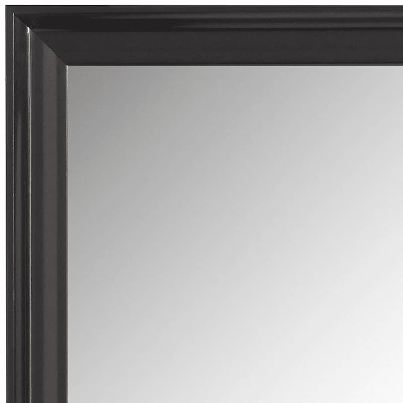 Frame My Mirror Black Framed Mirror, Geneva Design