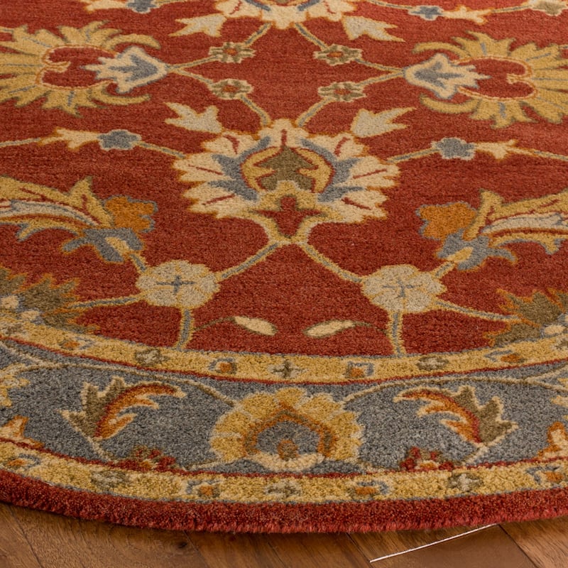 SAFAVIEH Handmade Heritage Tzippi Traditional Oriental Wool Rug