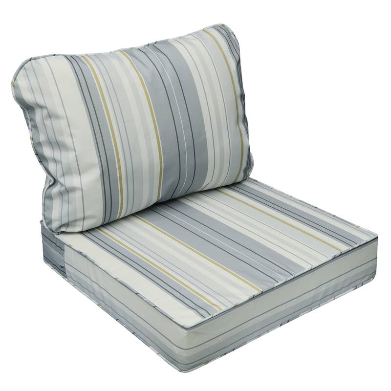 Waterproof Outdoor Deep Seat Cushion Set for Patio Furniture and Chairs