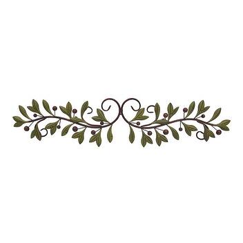 Shop Metal Olive Branch Over The Door Wall Decor 47 Inch Wide Door