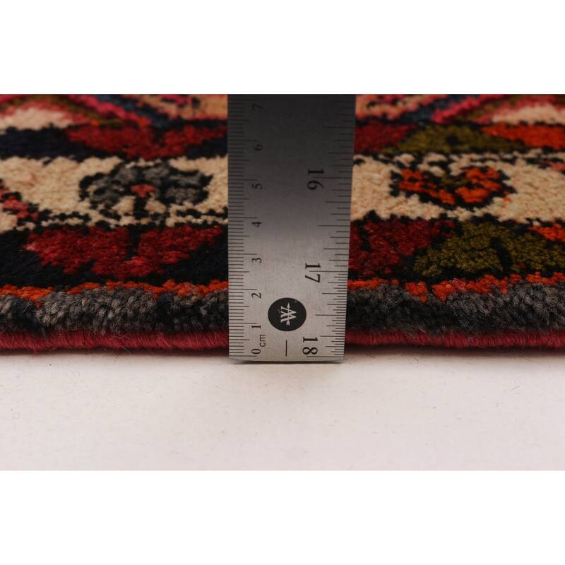ECARPETGALLERY Hand-knotted Konya Anatolian Dark Red Wool Rug - 2'10 x 9'9
