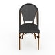 preview thumbnail 20 of 29, Martha Stewart All Weather Woven Bistro Table and Chairs Set with Aluminum Frames - 19"W x 21.75"D x 35"H