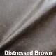 preview thumbnail 9 of 11, Davis Top Grain Leather Upholstered L-shaped Sectional Sleeper Sofa Distressed Brown