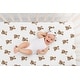 preview thumbnail 6 of 4, Sweet Jojo Designs Boho Teddy Bear Boy, Girl, Unisex/Gender Neutral Fitted Crib Sheet - Watercolor Brown Bears, Bohemian, Modern