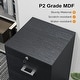 preview thumbnail 38 of 44, 2-Drawer Rolling Wood File Cabinet with Lock