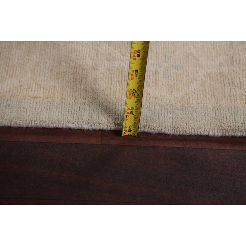 Vegetable Dye Muted Khotan Turkish Oriental Wool Area Rug Hand-knotted - 7'10" x 10'3"
