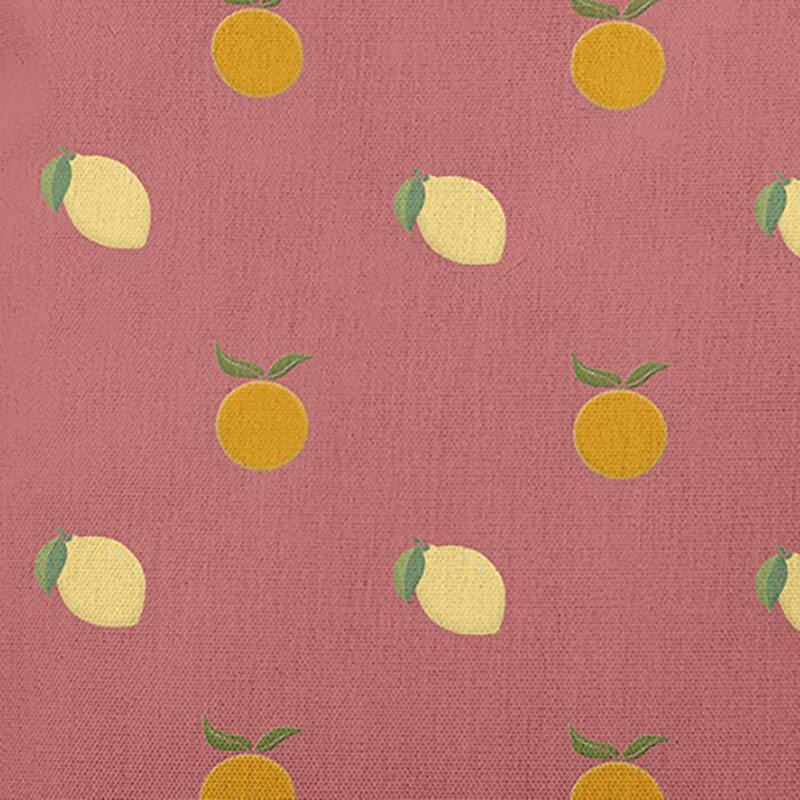 Oranges and Lemons Pattern Decorative Throw Pillow