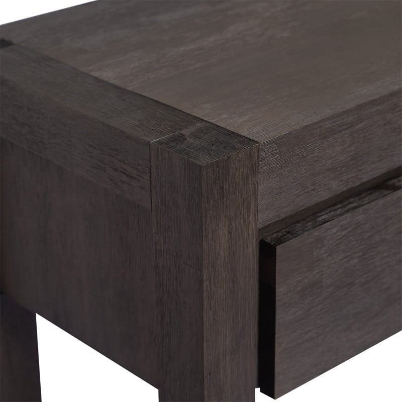 Modern Console Table Entryway Table with 2 Storage Drawers and 1 Shelf, Side Table Sofa Table for Living Room Entryway