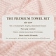 preview thumbnail 71 of 193, Linery & Co. Cotton Diamond Waffle Texture Bath Towels.