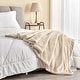 preview thumbnail 18 of 34, Luxurious Velvet Plush Fleece Reversible Sherpa Bed Blanket