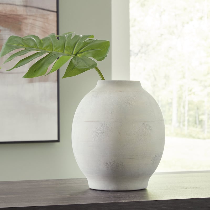 Signature Design by Ashley Clayson Green/Beige Vase - 10.25" W x 10.25" D x 12.2" H