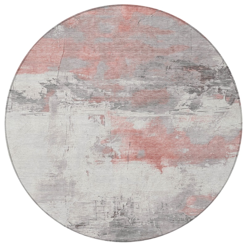 HomeRoots Abstract Transitional Rectangle Outdoor Rug