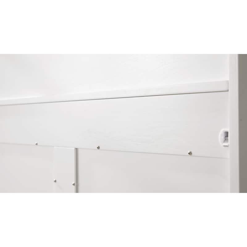 40" Hall Tree with Shoe Rack Bench and Coat Hooks, Entryway Bench with Open Shelves and Shoe Cabinets