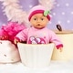 preview thumbnail 3 of 3, Bayer: First Words Baby Doll 13" Pink Mouse with 24 Sounds Pacifier & Cap Ideal for Kids 18 Months and Up