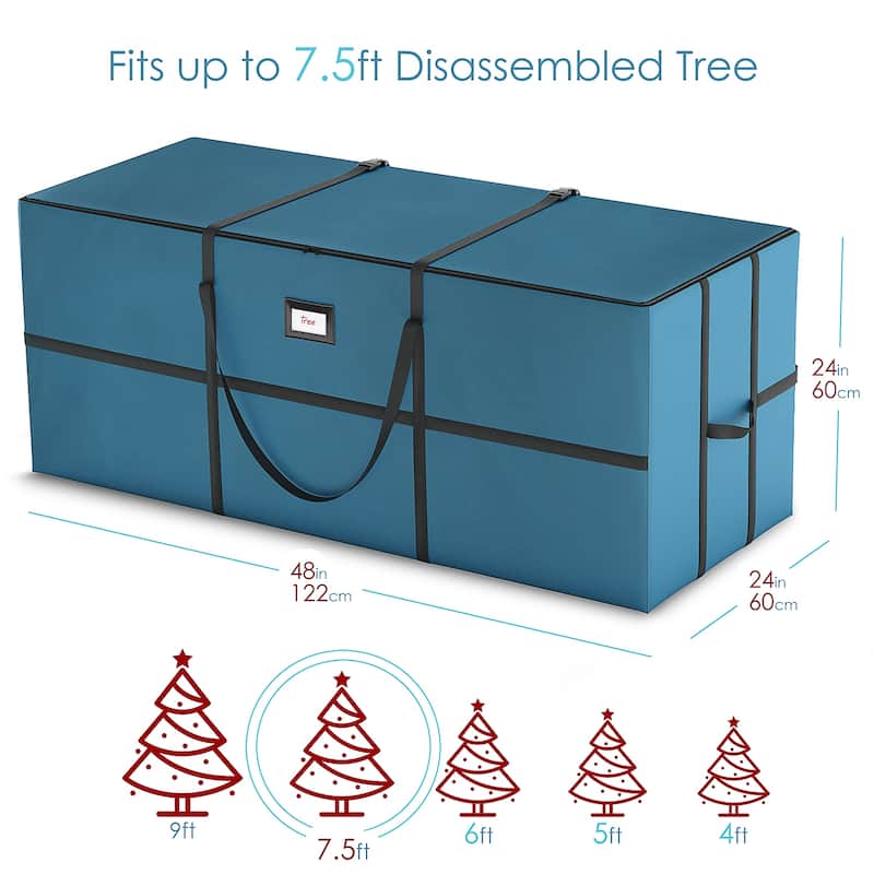 StorageBud Wide Opening Christmas Tree Storage Bag for Holiday